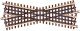 21st Century Track System(TM) Nickel Silver Rail w/Brown Ties - 3-Rail -- 22-1/2 Degree Crossing, O, Atlas O 6082