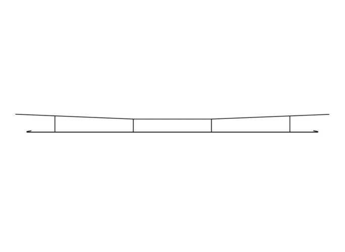 Catenary System Contact Wire -- 8-1/8′ 20.6cm pkg(5), HO, Peco LC151