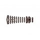 HOe (HOn2-1/2 HOn30`) Narrow Gauge Turnout w/Code 80 Rail -- Wye, 18` Radius, HOn30, Peco SLE497