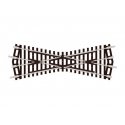 Crossing Code 100 -- Medium 22-1/2 Degree, HO, Peco ST250