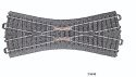 C-Track Crossing -- 7-13/32′ 24.3 Degrees, HO, Marklin, Inc 24640
