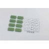 Green Grass-Embedded Street Track S70-WP(G) - Fine Track -- Includes Guardrails pkg(8), N, TomyTec Co LTD 17899