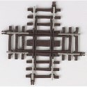 Code 148 Solid Nickel Silver 2-Rail -- 90-Degree Crossing, O, Atlas O 7080