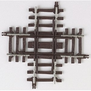 Code 148 Solid Nickel Silver 2-Rail -- 90-Degree Crossing, O, Atlas O 7080