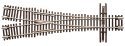 Code 55 Turnout, Nickel-Silver Rail, Brown Ties -- 3.5 Wye, N, Atlas Model Railroad Co. 2057