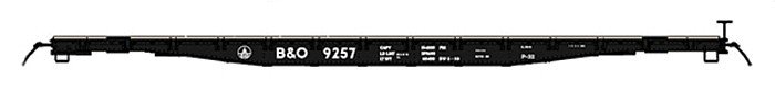 AAR 53` 6` 70-Ton Flatcar - Ready to Run -- Baltimore & Ohio (black), N, Intermountain Railway Company 68718