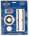 21st Century Track System(TM) Nickel Silver Rail w/Brown Ties - 3-Rail -- Accessory Rails pkg(2), O, Atlas O 6097