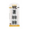 Crossing w/Nickel Silver Rail & Gray Roadbed - E-Z Track(R) -- 60 Degree, N, Bachmann Industries 44842