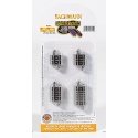 E-Z Track(R) w/Nickel Silver Rail & Gray Roadbed -- Assorted Short Connecting Sections (2 Eac, N, Bachmann Industries 44899