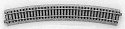 Curved Roadbed Track Section - Unitrack -- 22.5 Degree Section, 28-3/4′ 730mm Radius pkg(4), HO, Kato USA Inc 2240