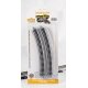 E-Z Track(R) w/Nickel Silver Rail & Gray Roadbed -- 12-1/2′ Radius Curve pkg(6), N, Bachmann Industries 44852