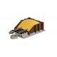 Sand Pile Bumper - Nickel Silver E-Z Track(R) -- pkg(2), HO, Bachmann Industries 44599