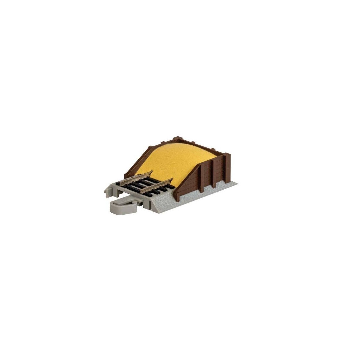 Sand Pile Bumper - Nickel Silver E-Z Track(R) -- pkg(2), HO, Bachmann Industries 44599