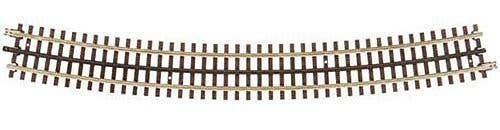 21st Century Track System(TM) Nickel Silver Rail w/Brown Ties - 3-Rail -- O-99 Full Curved Section (Circle, O, Atlas O 6014