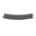 Code 65 Curved Track with Gray Ballast - True Track -- 14′ 35.6cm Radius pkg(8), N, Atlas Model Railroad Co. G2414