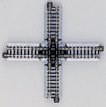 Track Crossing -- 90-Degree, 4-7/8′ 124mm, N, Kato USA Inc 20320