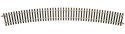 Code 148 Solid Nickel Silver 2-Rail Curve Track -- 54.0′ Radius Full Curve Track (Circle 16 Pieces), O, Atlas O 7016