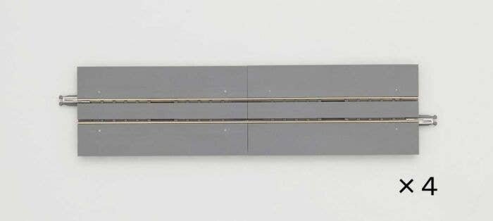 Street Track Straight S140-WT - Fine Track -- 5-1/2′ 140mm pkg(4), N, TomyTec Co LTD 17936