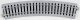Curved Roadbed Track Section - Unitrack -- 22.5-Degree Section, 19-1/4′ 490mm Radius pkg(4), HO, Kato USA Inc 2270