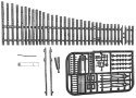 CVT Curvable Switch Kit -- Code 70 5 Right, HO, Central Valley 2572