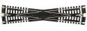Custom-Line(R) Crossing -- 12-1/2 Degrees - 9′ 22.9cm, Black Ties, HO, Atlas Model Railroad Co. 177