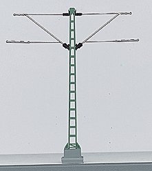 Marklin HO Catenary -- Center Mast Height: 3-15/16′, HO, Marklin, Inc 74105