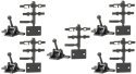 Operating Ground Throw -- Sprung .165′ Travel with Selectable End Fittings 218 pkg(5), HO, Caboose Industries 5218