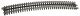 21st Century Track System(TM) Nickel Silver Rail w/Brown Ties - 3-Rail -- O-81 Full Curved Section (16 pcs, O, Atlas O 6011