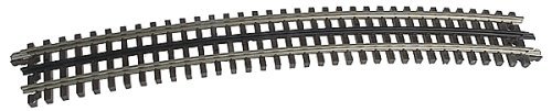 21st Century Track System(TM) Nickel Silver Rail w/Brown Ties - 3-Rail -- O-81 Full Curved Section (16 pcs, O, Atlas O 6011