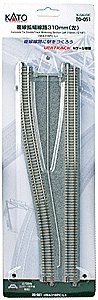 Concrete-Tie Double-Track Widening Section - Unitrack -- Left Hand 12-3/16′ 31cm Long, N, Kato USA Inc 20051