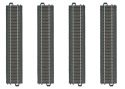 3-Rail C Track - My World -- Straight Sections pkg(4) 7-13/32′ 18.8cm, HO, Marklin, Inc 20188