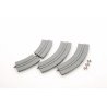 Wide Trolley/Streetcar (Tram) Mini Curve C140-WT - Fine Track -- 5-1/2′ 140mm 2 Each 30 & 60 Degree, N, TomyTec Co LTD 1796