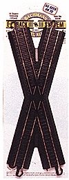 Crossing w/Steel Rail & Black Roadbed - E-Z Track(R) -- 30-Degree, HO, Bachmann Industries 44440