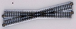 Track Crossings - 15-Degree, 7-5/16′ 186mm -- Left, N, Kato USA Inc 20300