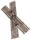 Code 55 Track w/Nickel-Silver Rail & Brown Ties -- 30-Degree Crossing, N, Atlas Model Railroad Co. 2042
