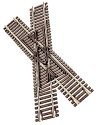 Code 55 Track w/Nickel-Silver Rail & Brown Ties -- 30-Degree Crossing, N, Atlas Model Railroad Co. 2042