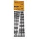 CVT Curvable Switch Tie Strip -- 6 Left, HO, Central Valley 2601