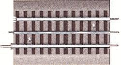 FasTrack(TM) Track w/Roadbed - 3-Rail -- FasTrack to Traditional Tubular O/O-27 Transition Section - 5′ , O, Lionel 612040