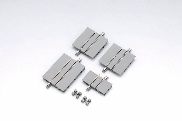 Wide Trolley/Streetcar (Tram) Straight 4-Piece Set S18.5/37/47.5-WT - Fine Tra -- 1 Each 3/4 & 1-7/, N, TomyTec Co LTD 1798