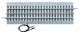 FasTrack(TM) Track w/Roadbed - 3-Rail -- Terminal Section w/Hook-Up Wires 10′ 25.4cm, O, Lionel 612016