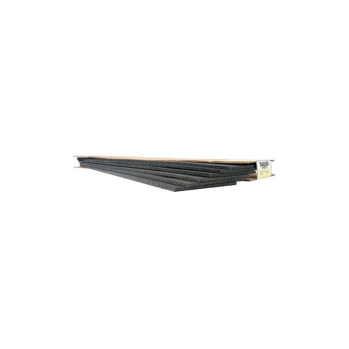 Track-Bed(TM) Roadbed Material -- 3mm x 3-1/4` x 2` Sheets, N, Woodland Scenics 1460