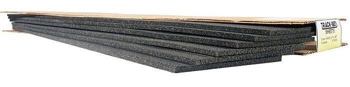 Track-Bed(TM) Roadbed Material -- 3mm x 3-1/4` x 2` Sheets, N, Woodland Scenics 1460