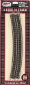 Code 55 Track w/Nickel-Silver Rail & Brown Ties -- 21-1/4′ Radius Full Curve pkg(6), N, Atlas Model Railroad Co. 2028