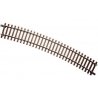 Code 148 Solid Nickel Silver 2-Rail -- 36′ Radius Full Curve Track Section, O, Atlas O 7062