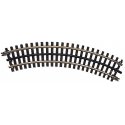 21st Century Track System(TM) Nickel Silver Rail w/Brown Ties - 3-Rail -- O27 Full Curved Section (8 pcs./, O, Atlas O 6043