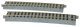 Curved Track - 2 Pieces -- Right 867mm (34-1/8′) 10-Degree, HO, Kato USA Inc 2290