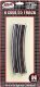 Code 55 Track w/Nickel-Silver Rail & Brown Ties -- 12-1/2′ Radius Full Curve pkg(6), N, Atlas Model Railroad Co. 2014