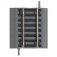 True-Track(R) Code 83 Track & Roadbed System -- Straight Section - 2′ 5.1cm pkg(4), HO, Atlas Model Railroad Co. 454