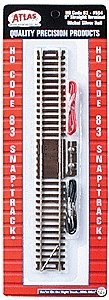 Code 83 Terminal Track -- With Wire, HO, Atlas Model Railroad Co. 554