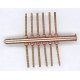 Code 70 Railbars - 4- & 6-Bolt -- Brass pkg(12), HO, Details West 934